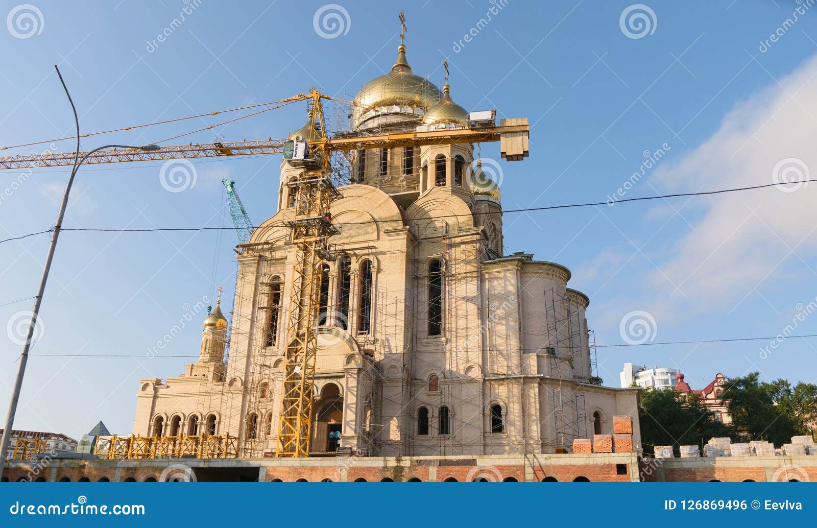 Construcción de la iglesia foto editorial. Imagen de ladrillo - 126869496 Construcción de la iglesia foto editorial. Imagen de ladrillo - 126869496