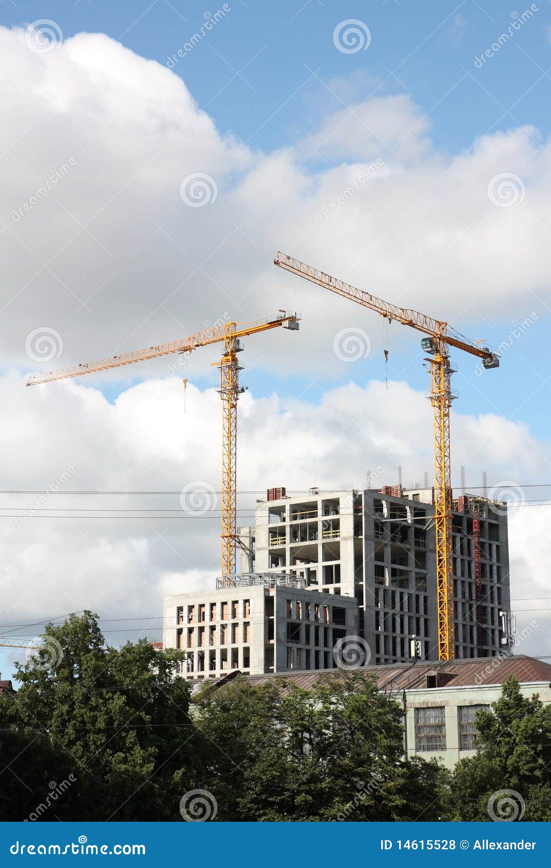 Construction stock photo. Image of building, concrete - 14615528