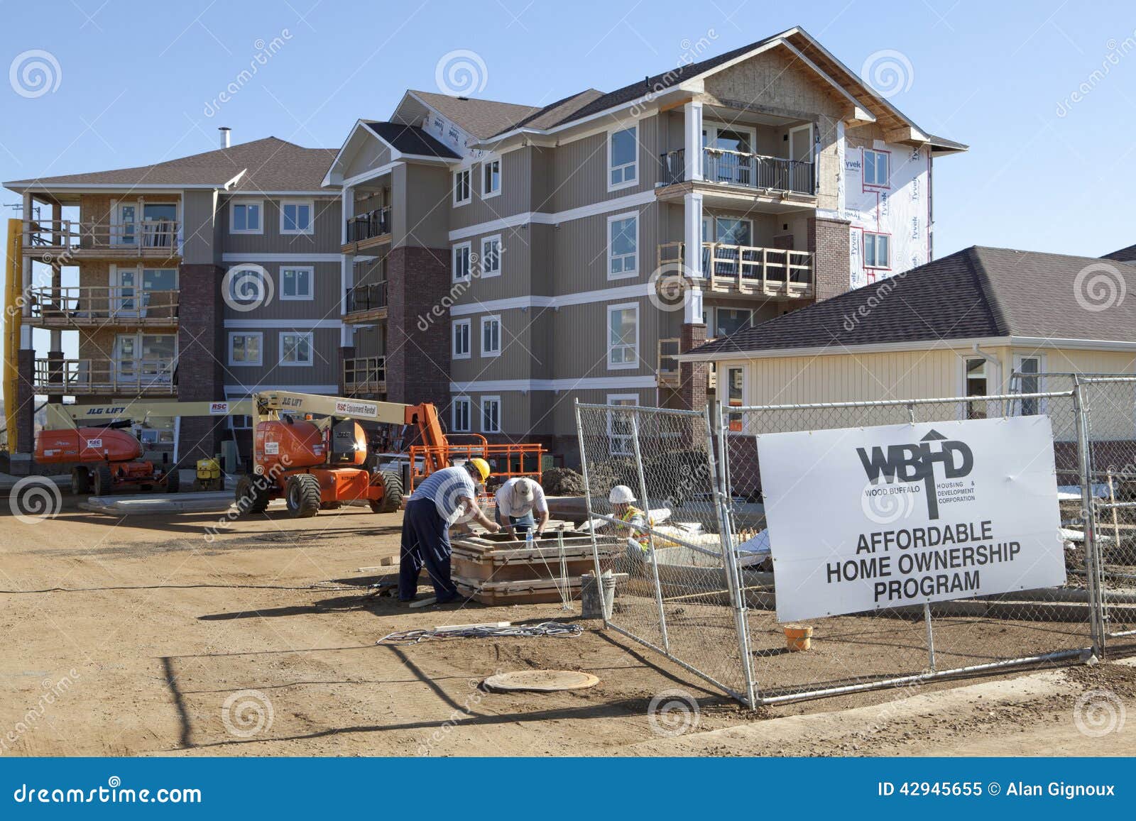 Construction in Alberta, Canada Editorial Image Image of summit