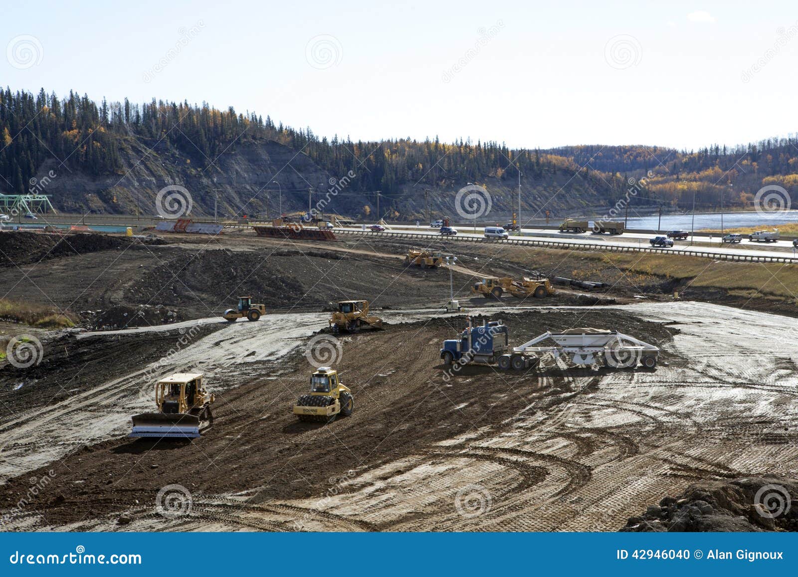 Construction in Alberta, Canada Editorial Image Image of construction