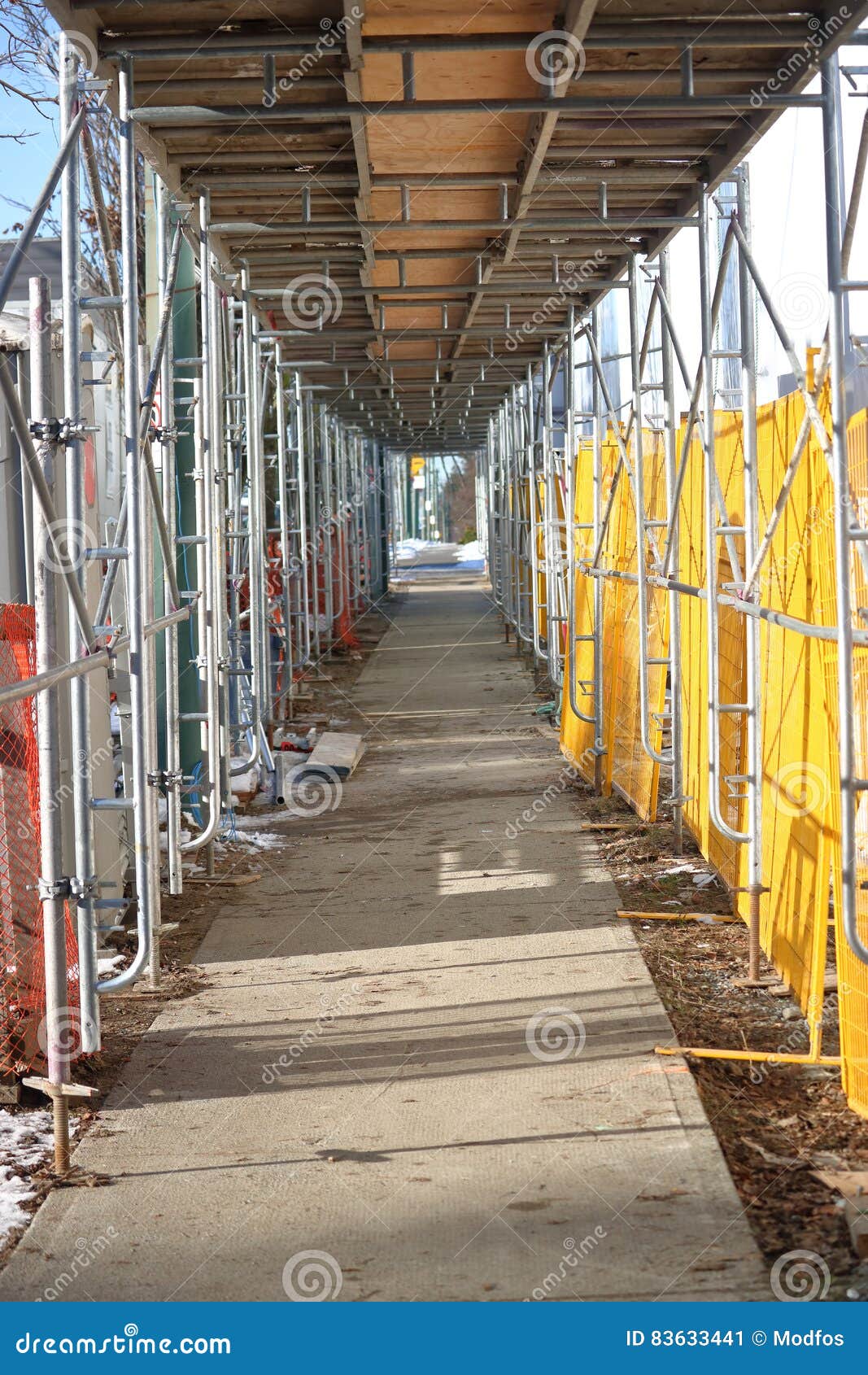 Construction Covered Walkways