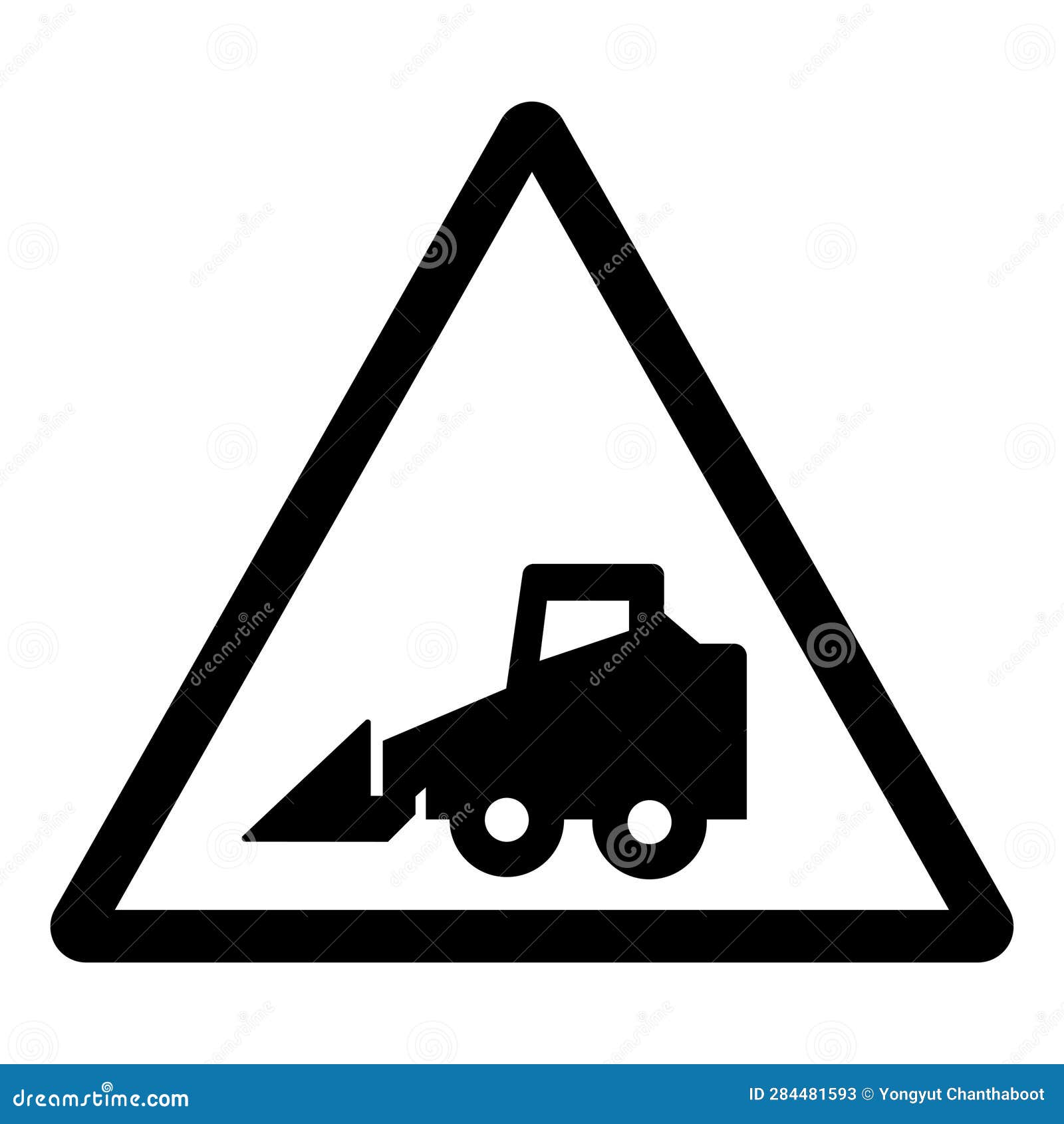 Construction Area Symbol Sign, Vector Illustration, Isolate on White