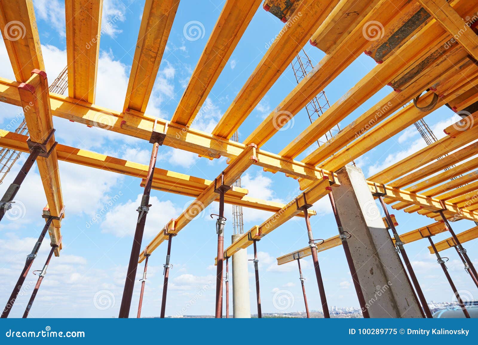 construction beam falsework for concrete building