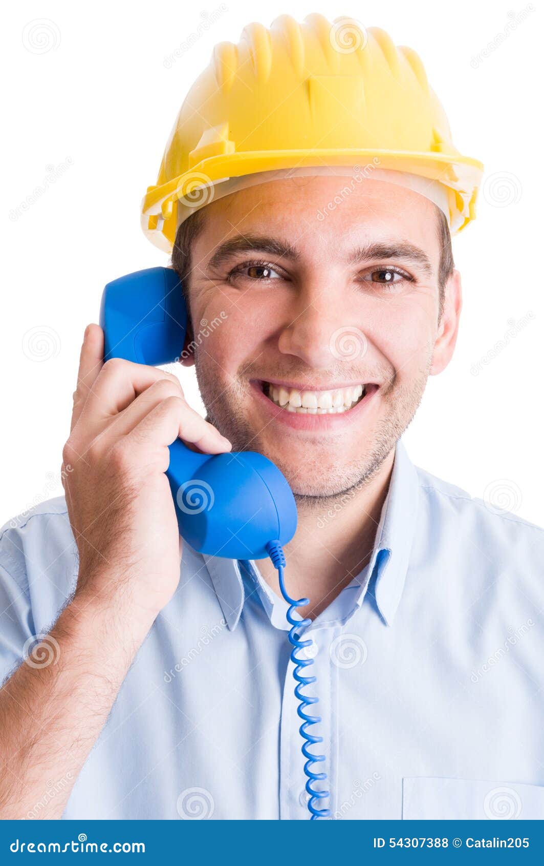 Construction Company Contact Us Concept Stock Photo Image of isolated, caucasian 54307388