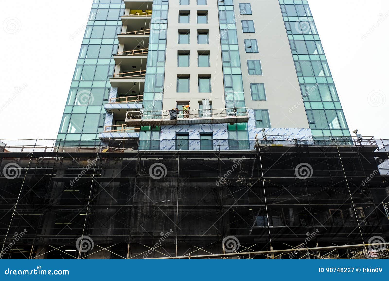 Construction cradle editorial photography. Image of high 90748227