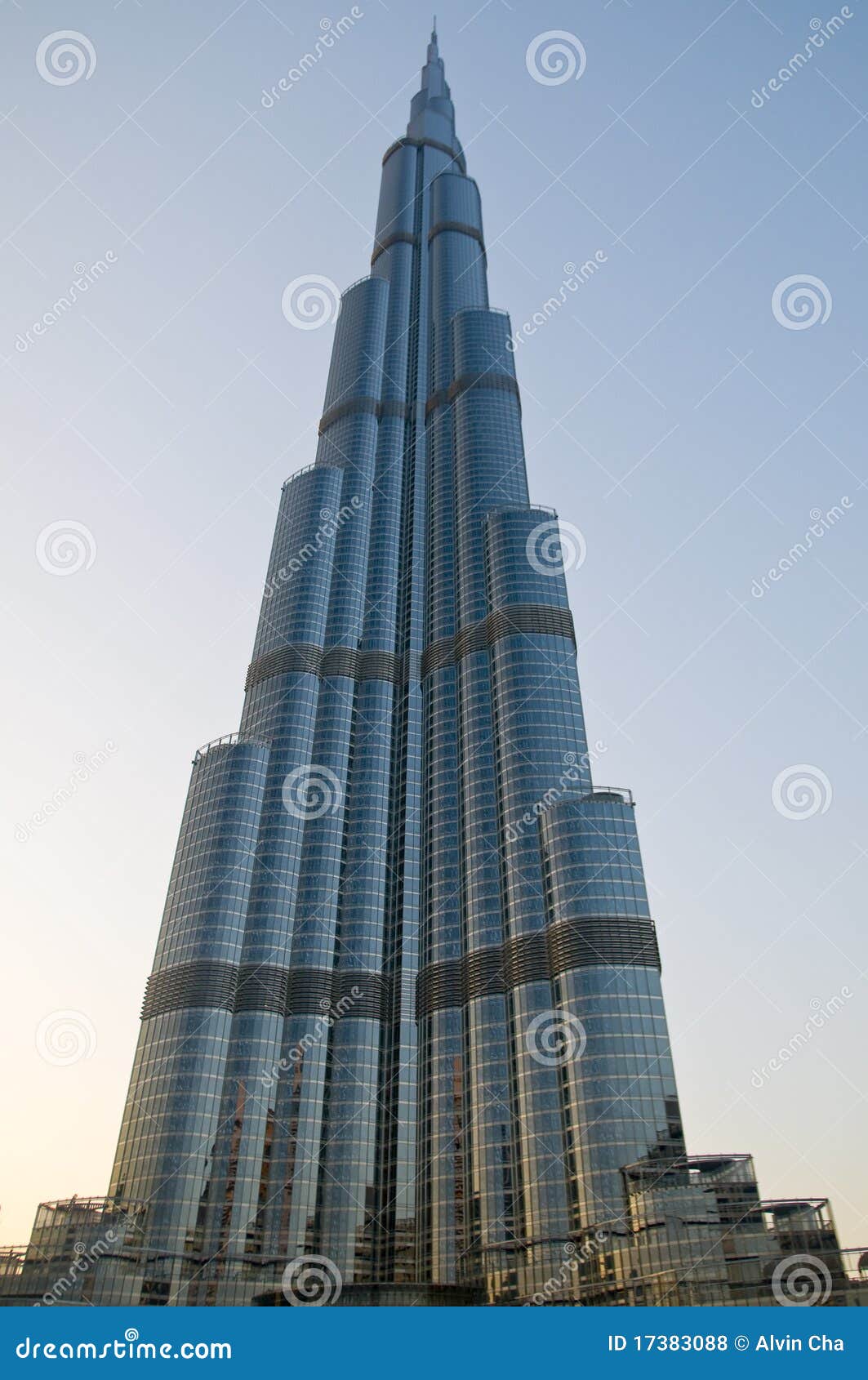 Construction De Burj Khalifa Photo stock éditorial Image du tallest