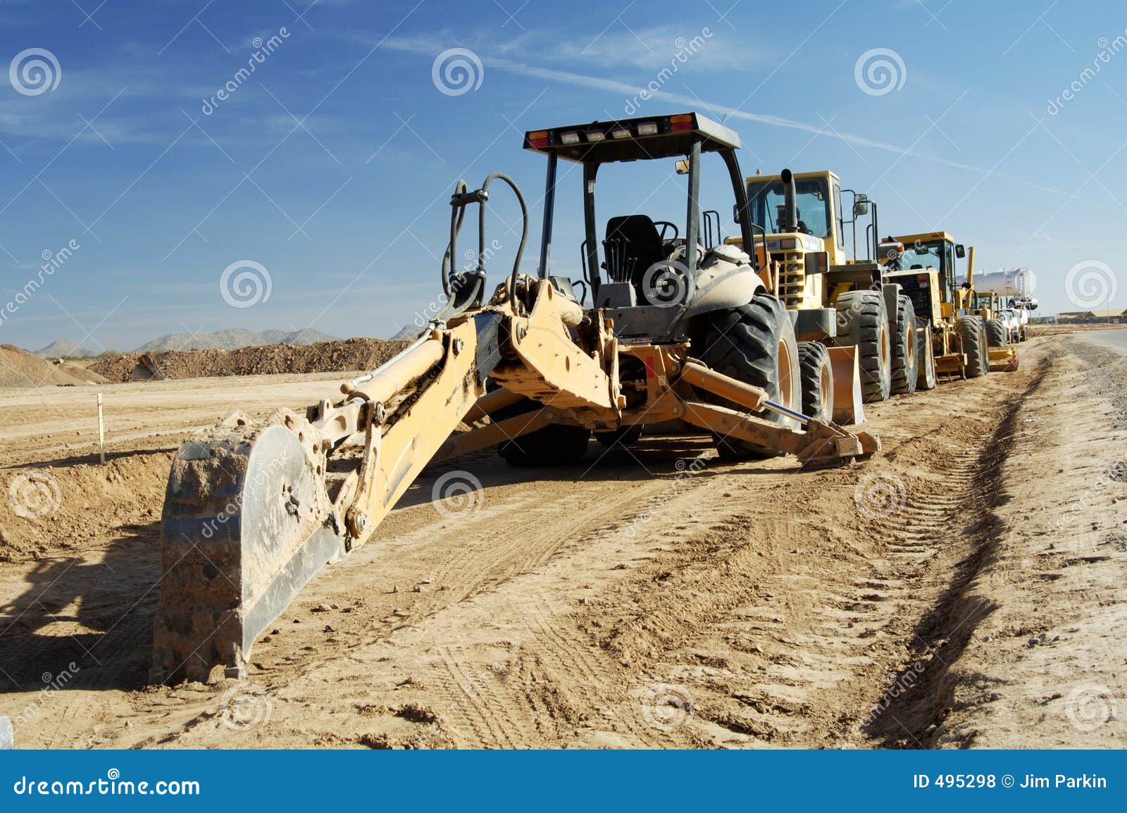 Construction equipment stock photo. Image of tank, yellow 495298