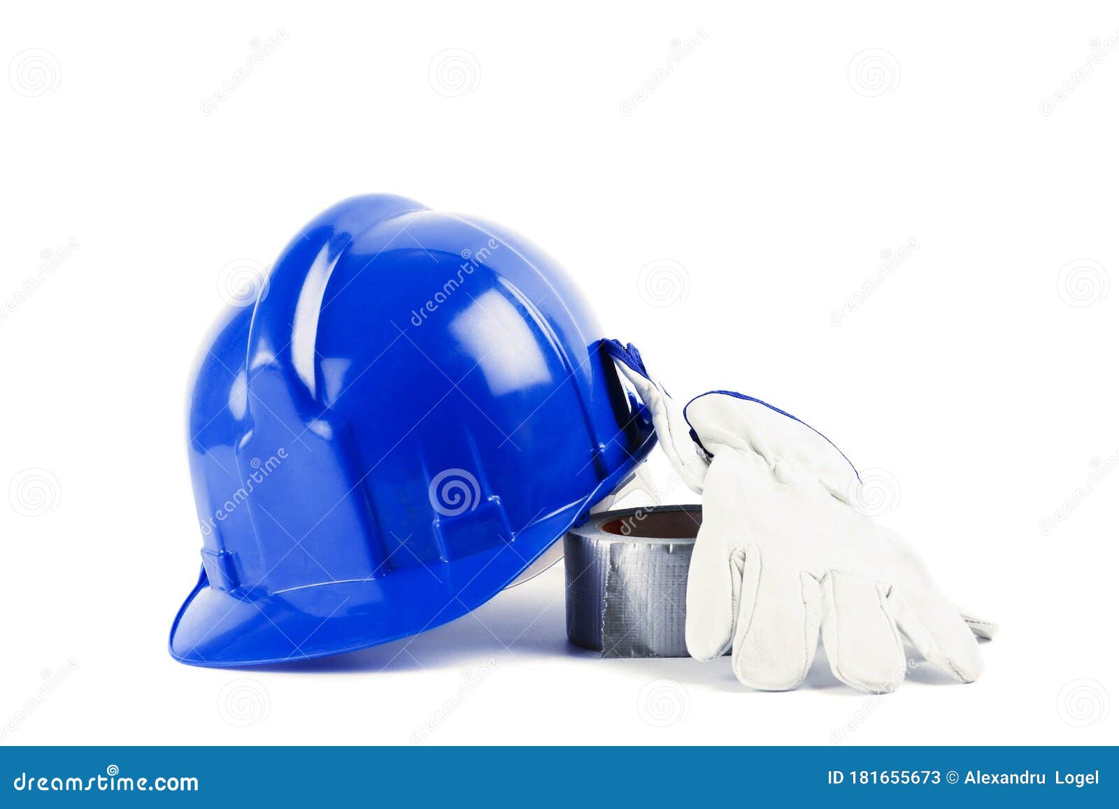 Protective Equipment for Construction Workers. Stock Image Image of