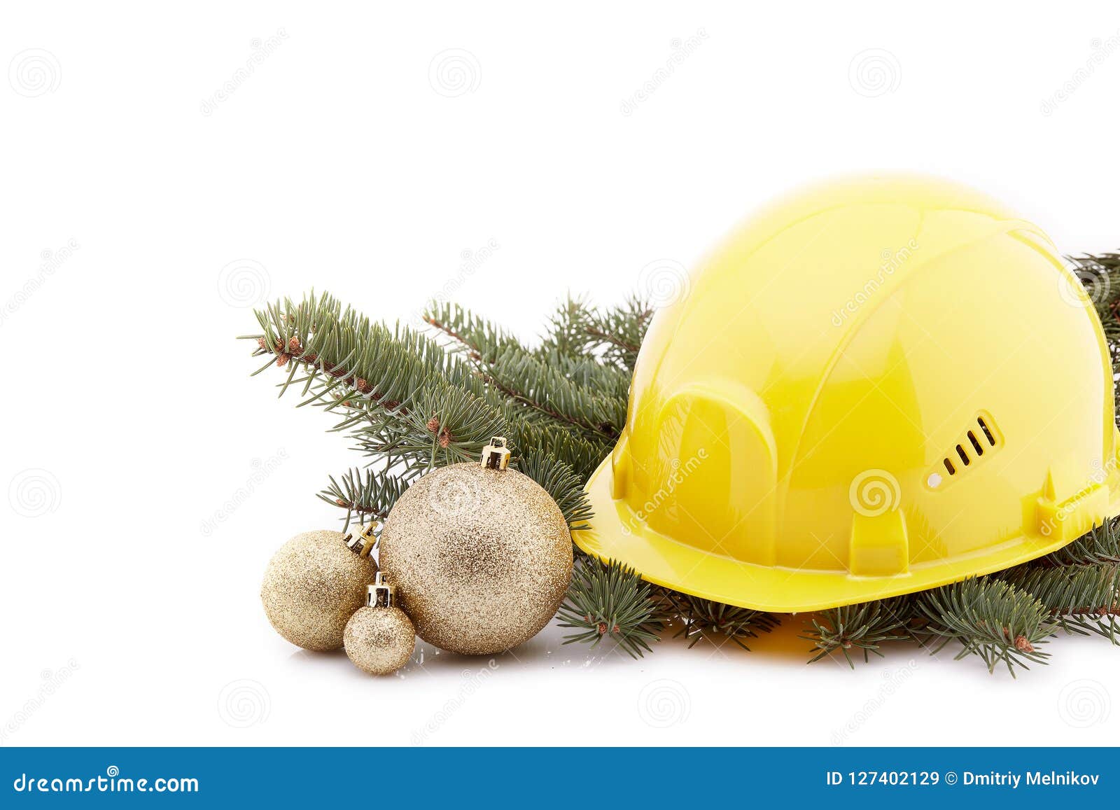 Hard Hat Christmas Ornament 