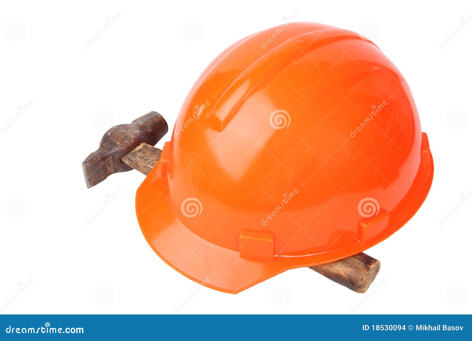 Construction Helmet stock photo. Image of isolated, hard 18530094
