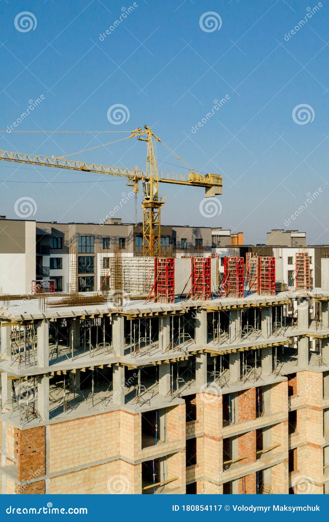 Construction and Construction of Highrise Buildings, the Construction Industry with Working