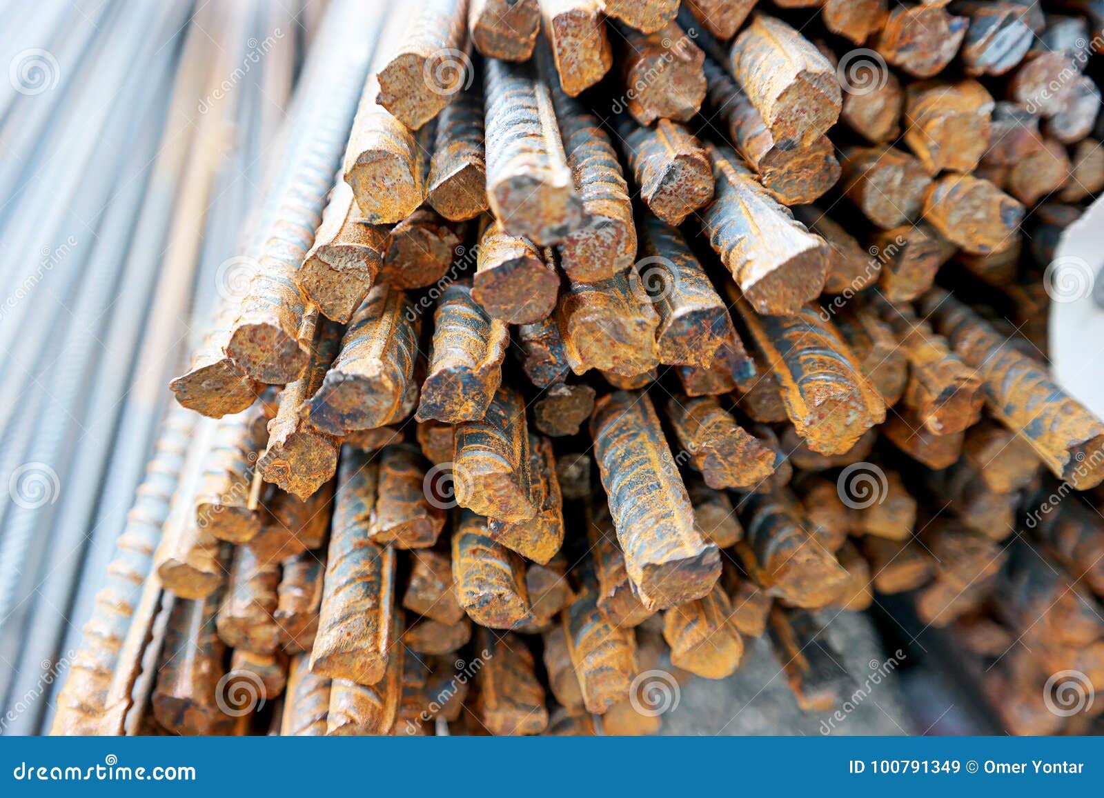 Construction iron stock image. Image of rail, texture 100791349