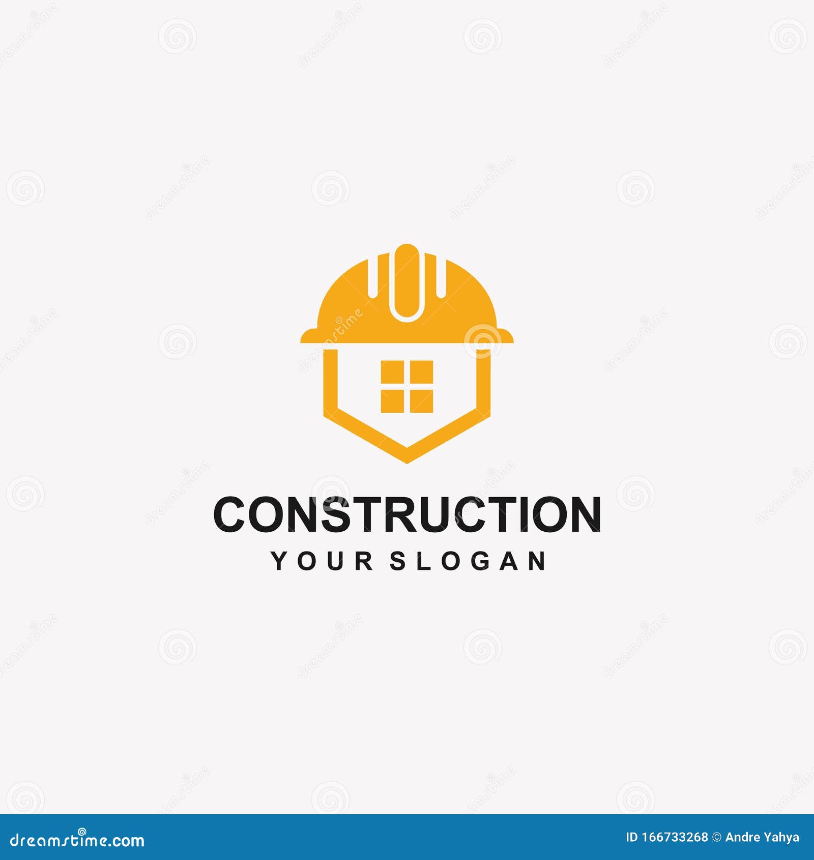 Construction logo template stock illustration. Illustration of ...