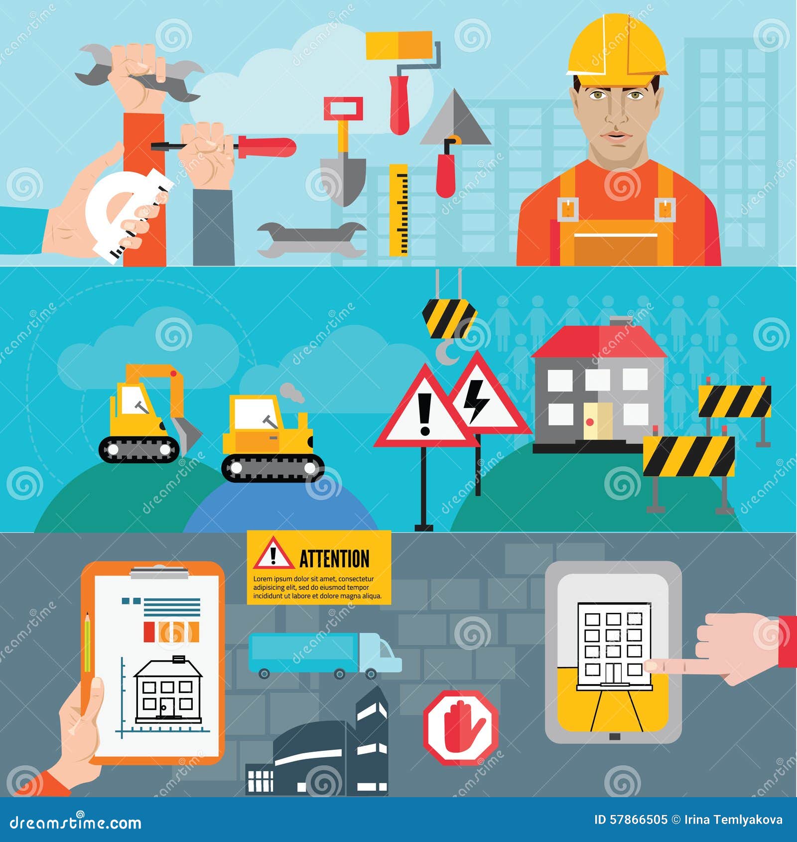 construction mapping, flat  