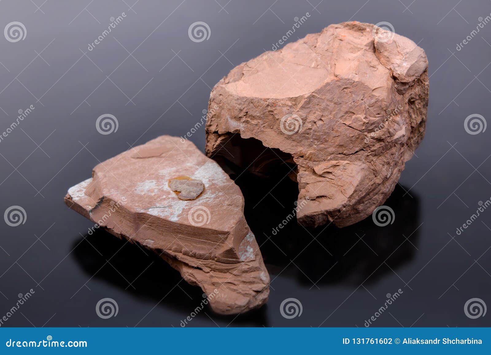 Construction Minerals, Clay Stock Photo Image of black, construction