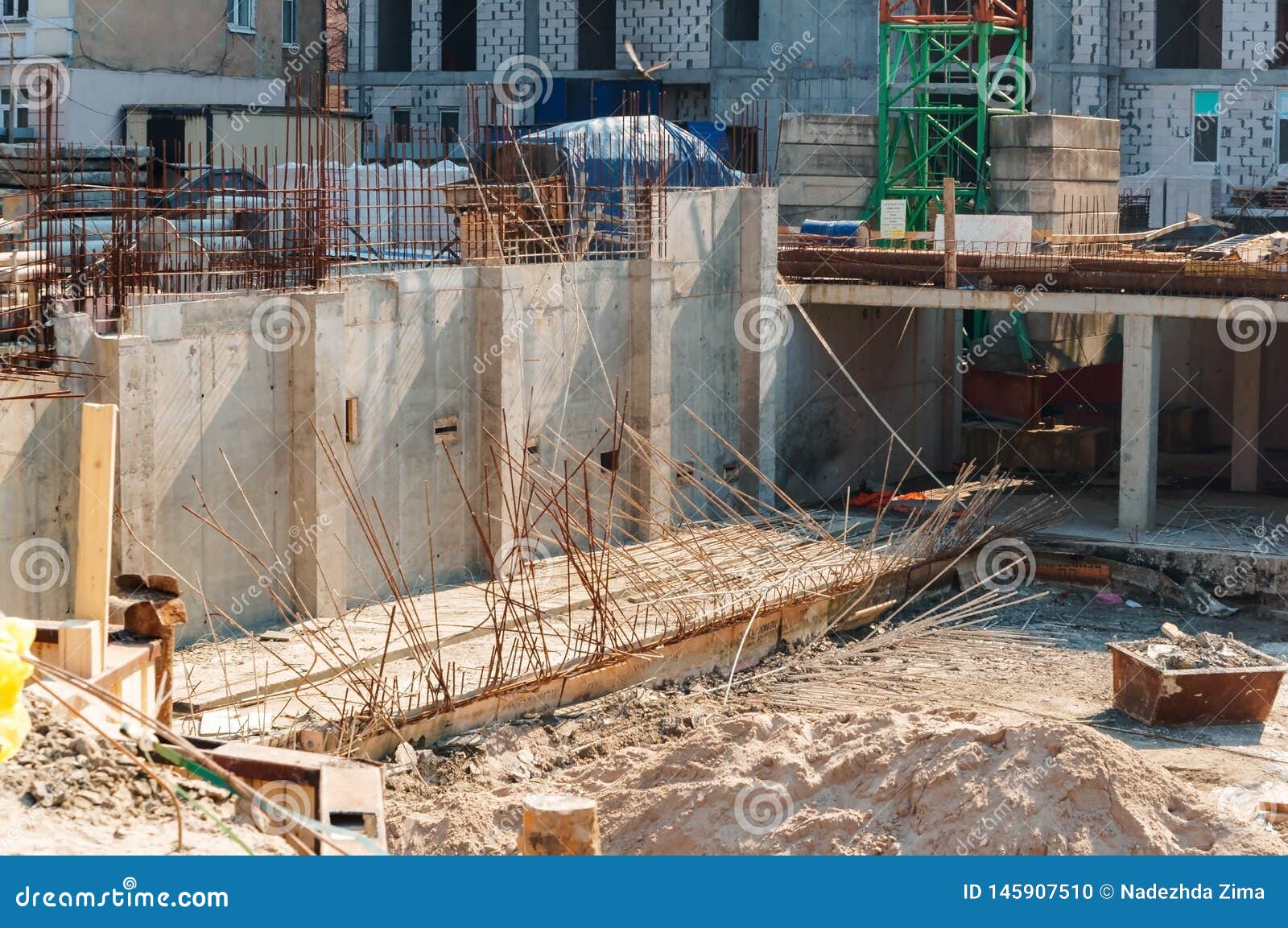 Construction of Multi-storey Building Editorial Image - Image of ...