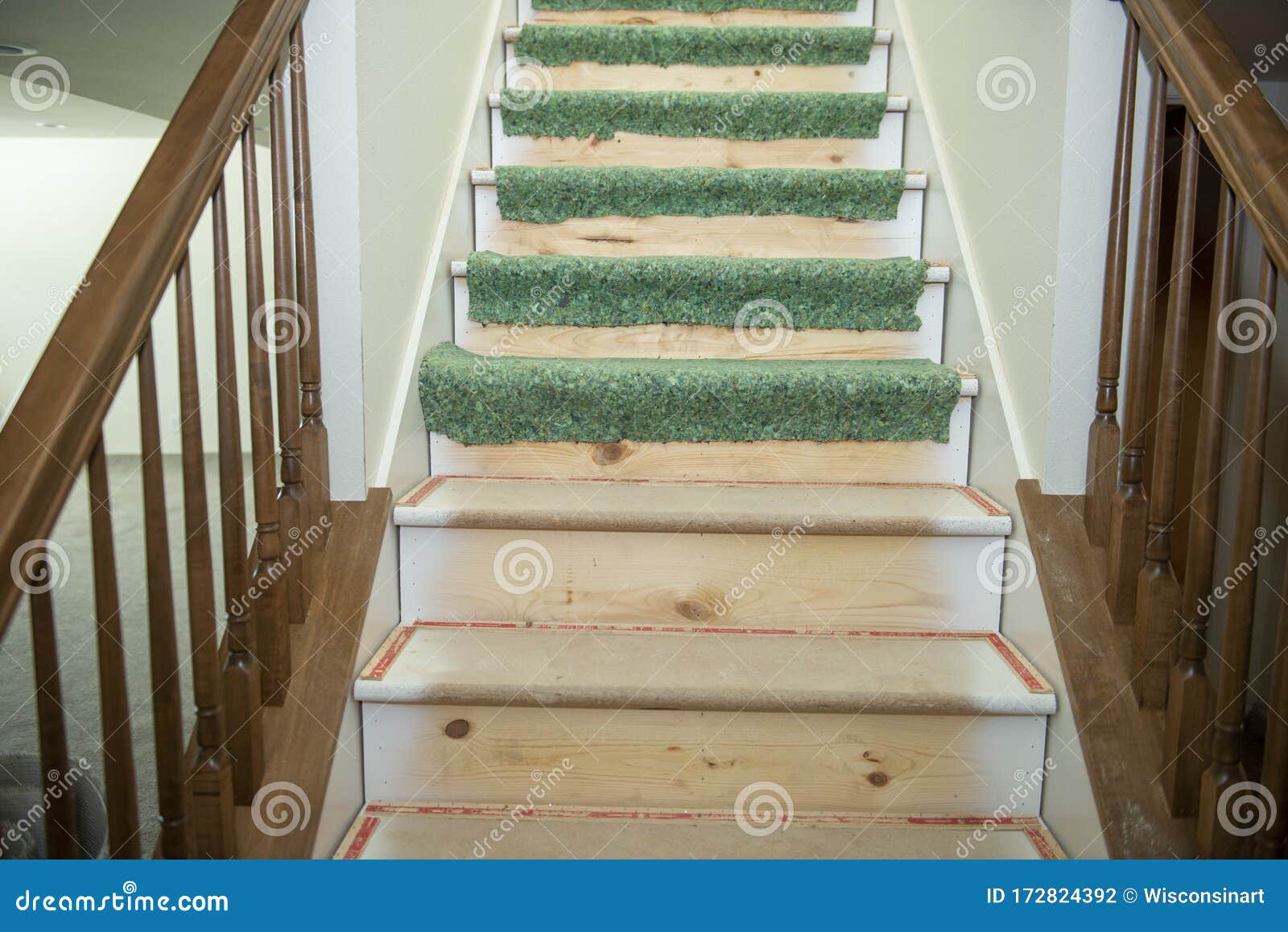 New Carpet Carpeting Home Remodel Stock Photo Image Of