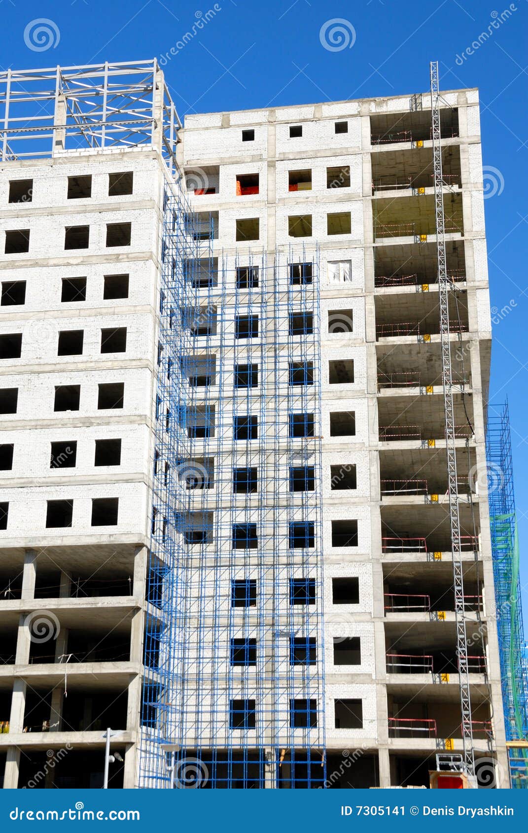 Construction of Office Building Stock Image - Image of downtown