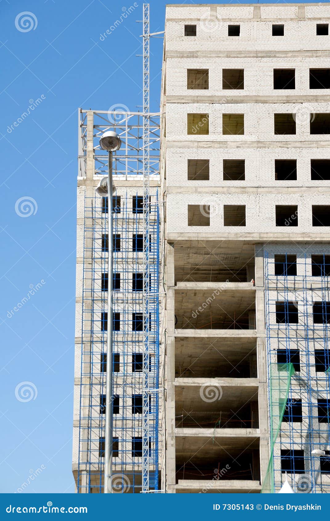Construction of Office Building Stock Image - Image of development