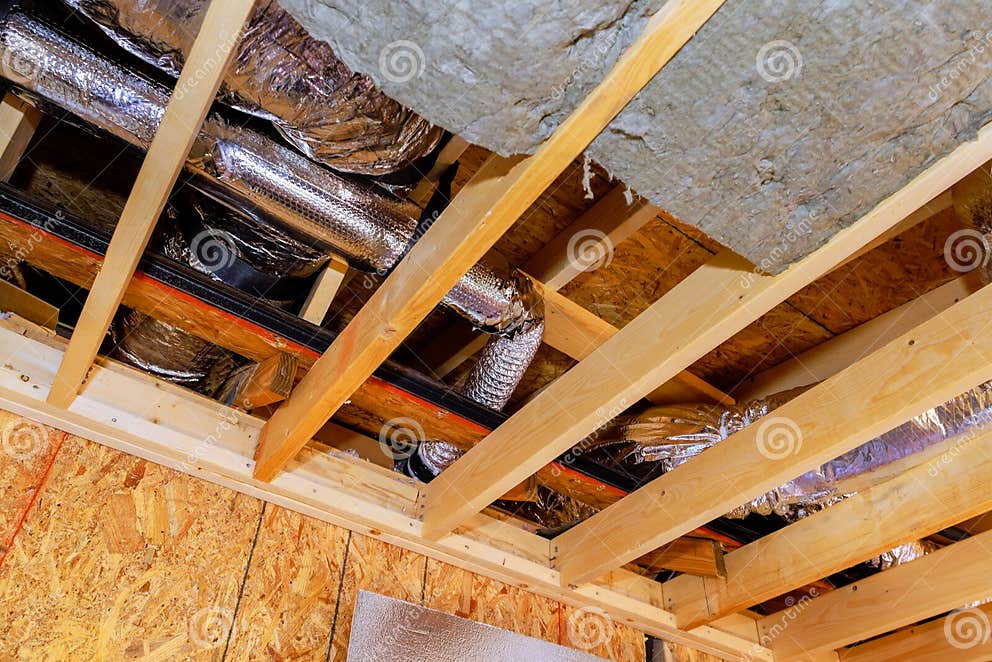 Your HVAC is Showing: Designing with Exposed Ductwork - Textured Apartment Ceiling With Exposed Ductwork