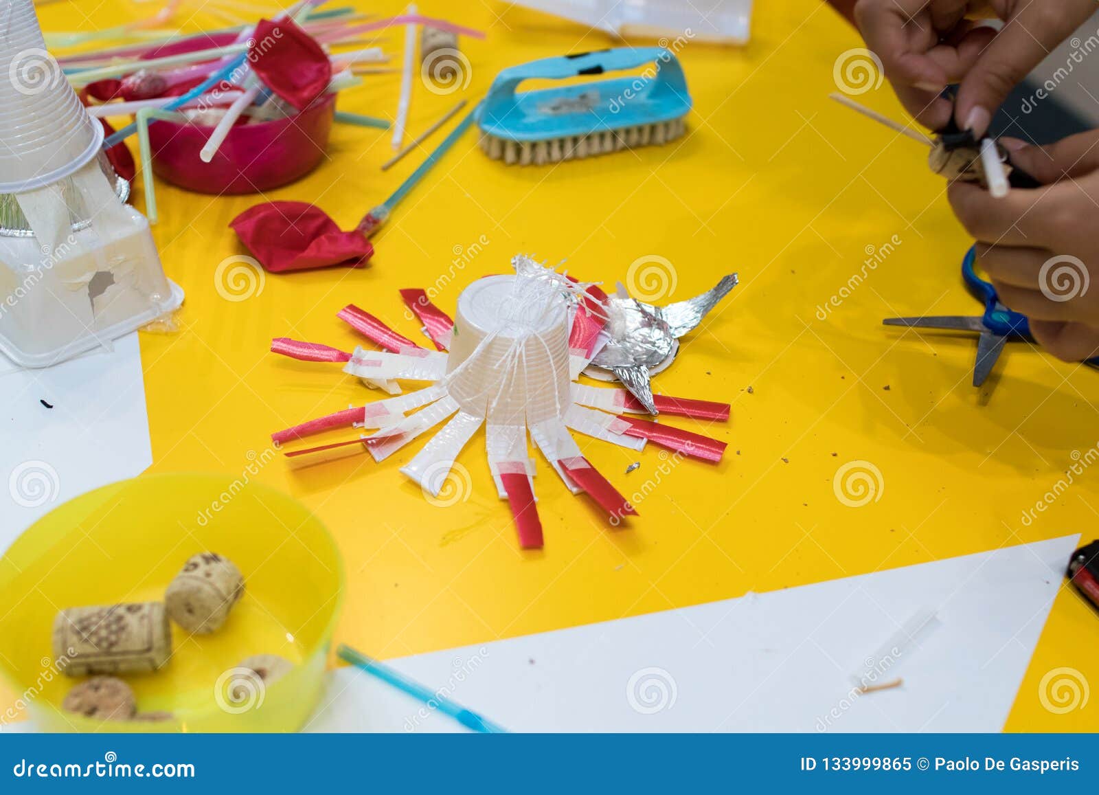 Construction of a Robot from Waste Materials. STEM Activities for