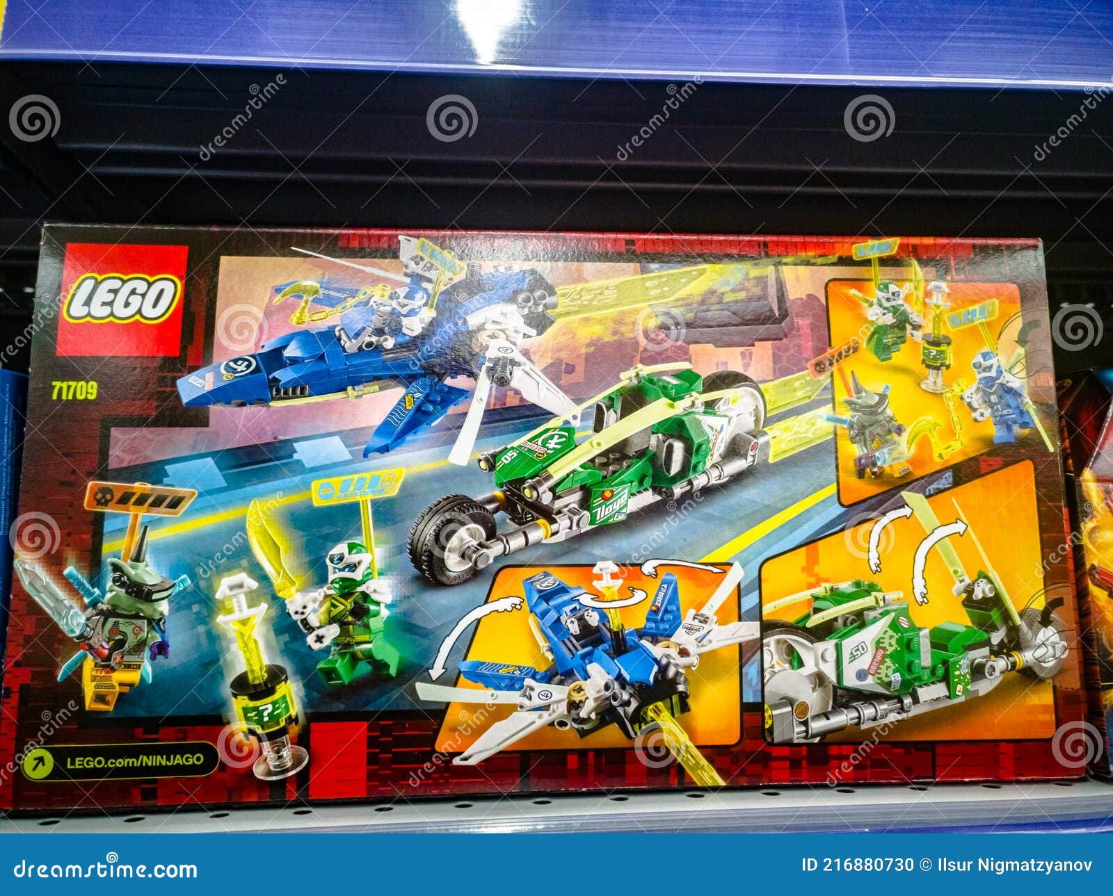 Construction Set LEGO Ninjago 71709 Jay and Lloyd S High-speed Cars on Sale  in the Hypermarket 11.04 Editorial Image - Image of color, sale: 216880730