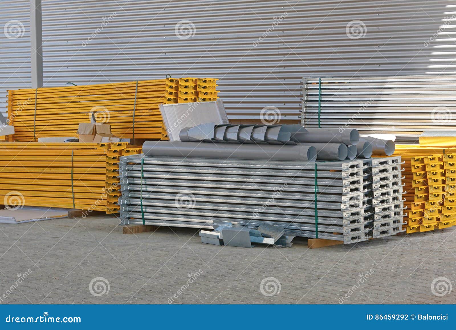 Construction Shelves Material Stock Photo Image of industry, shelves