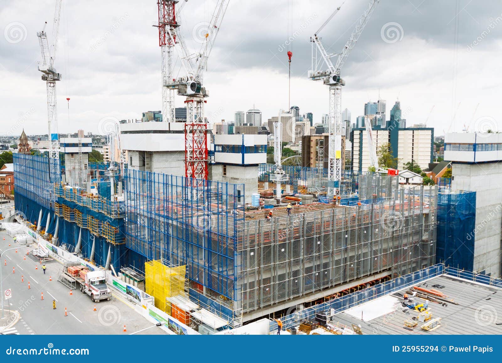 construction site screens system