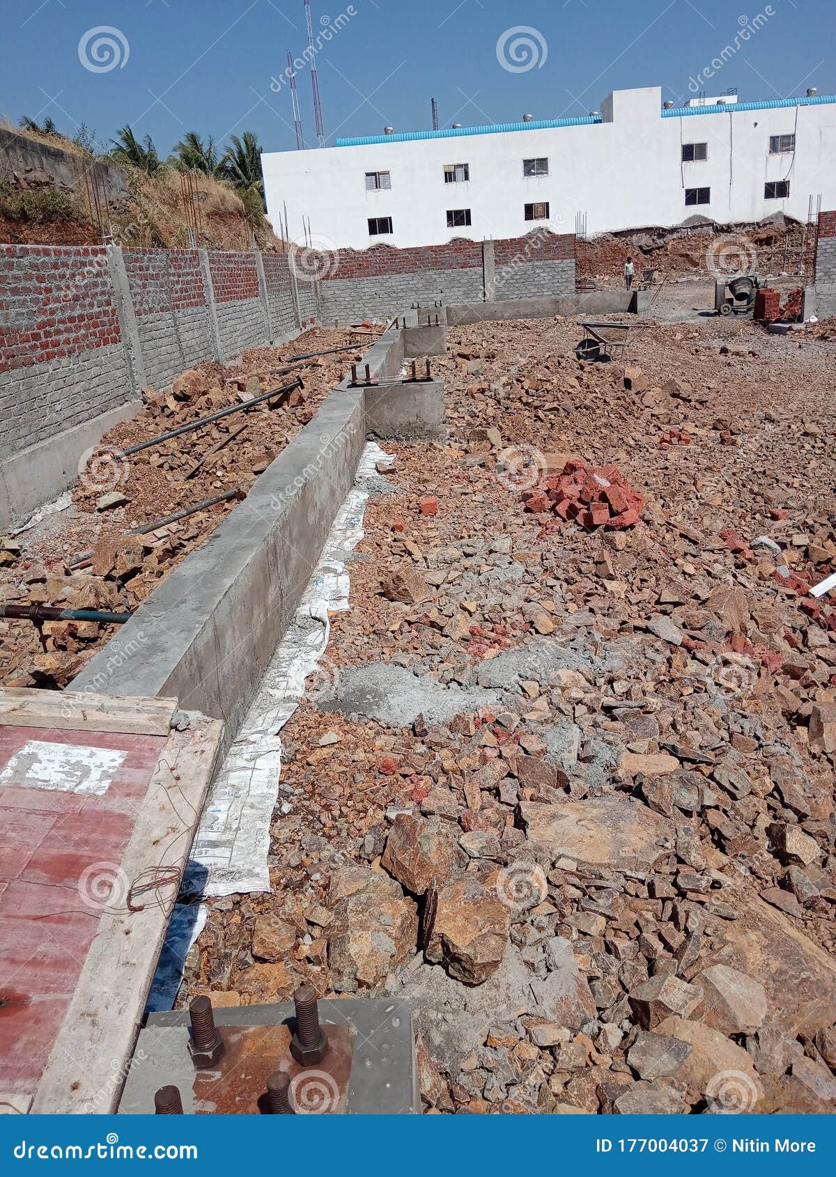 In Construction Site View in Pune Industrial Construction Editorial Photography Image of pune