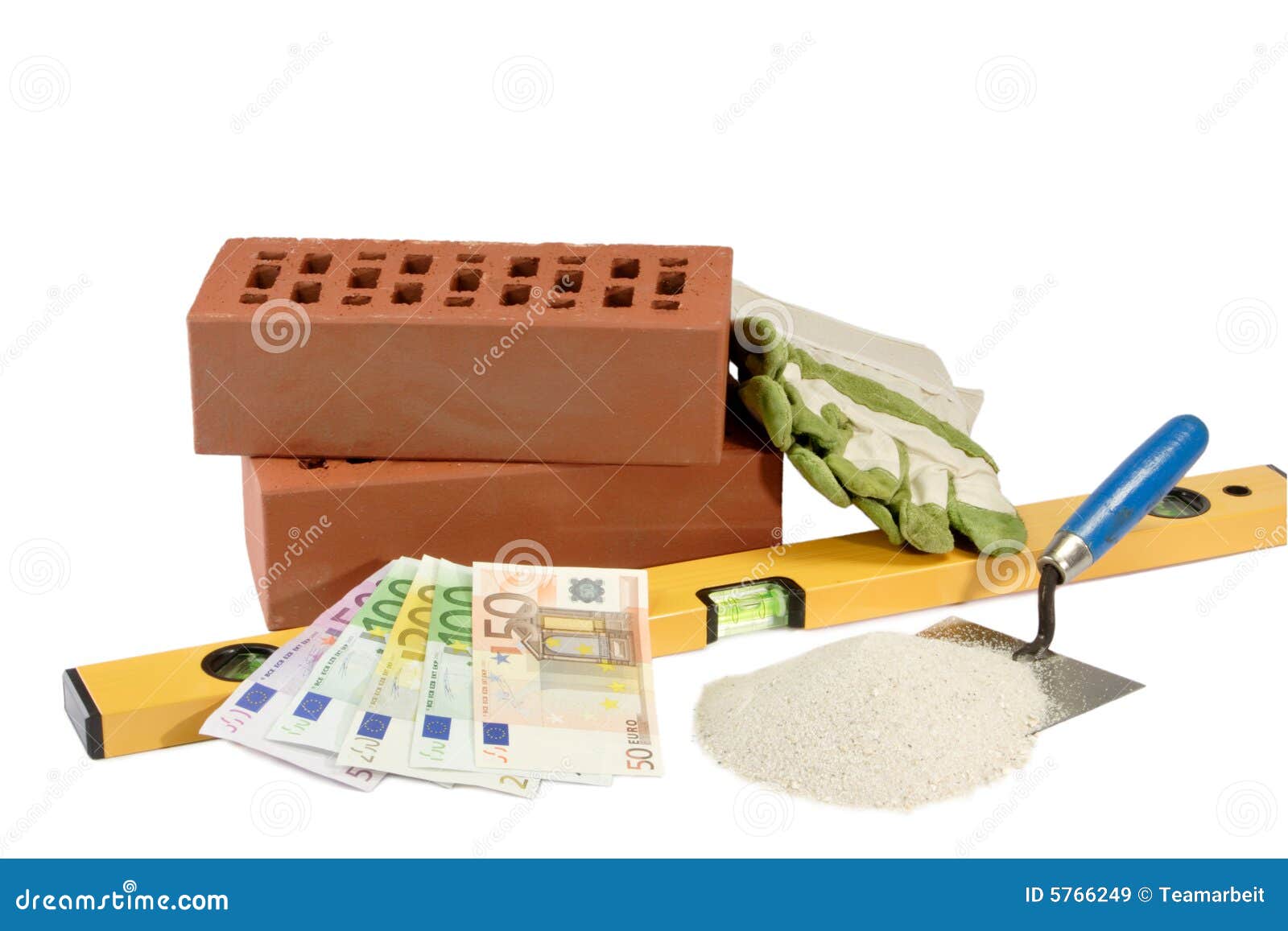 Construction Supplies stock image. Image of bricks, sand 5766249
