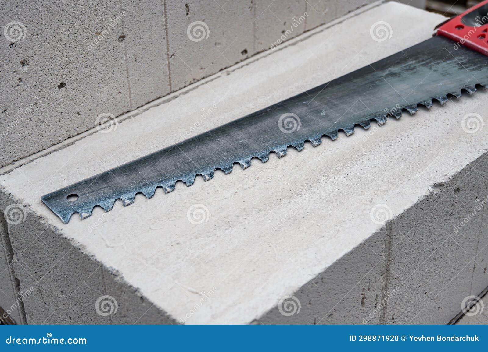 Construction Tool, Saw for Cutting Aerated Concrete Blocks