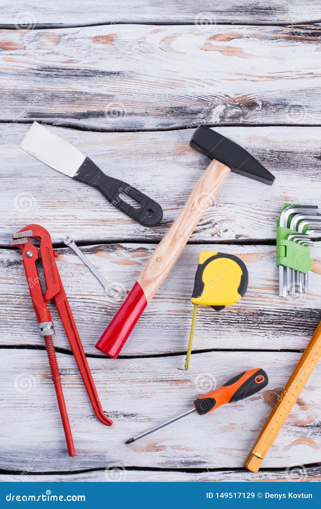 Construction Tools Background. Stock Image Image of house, hammer