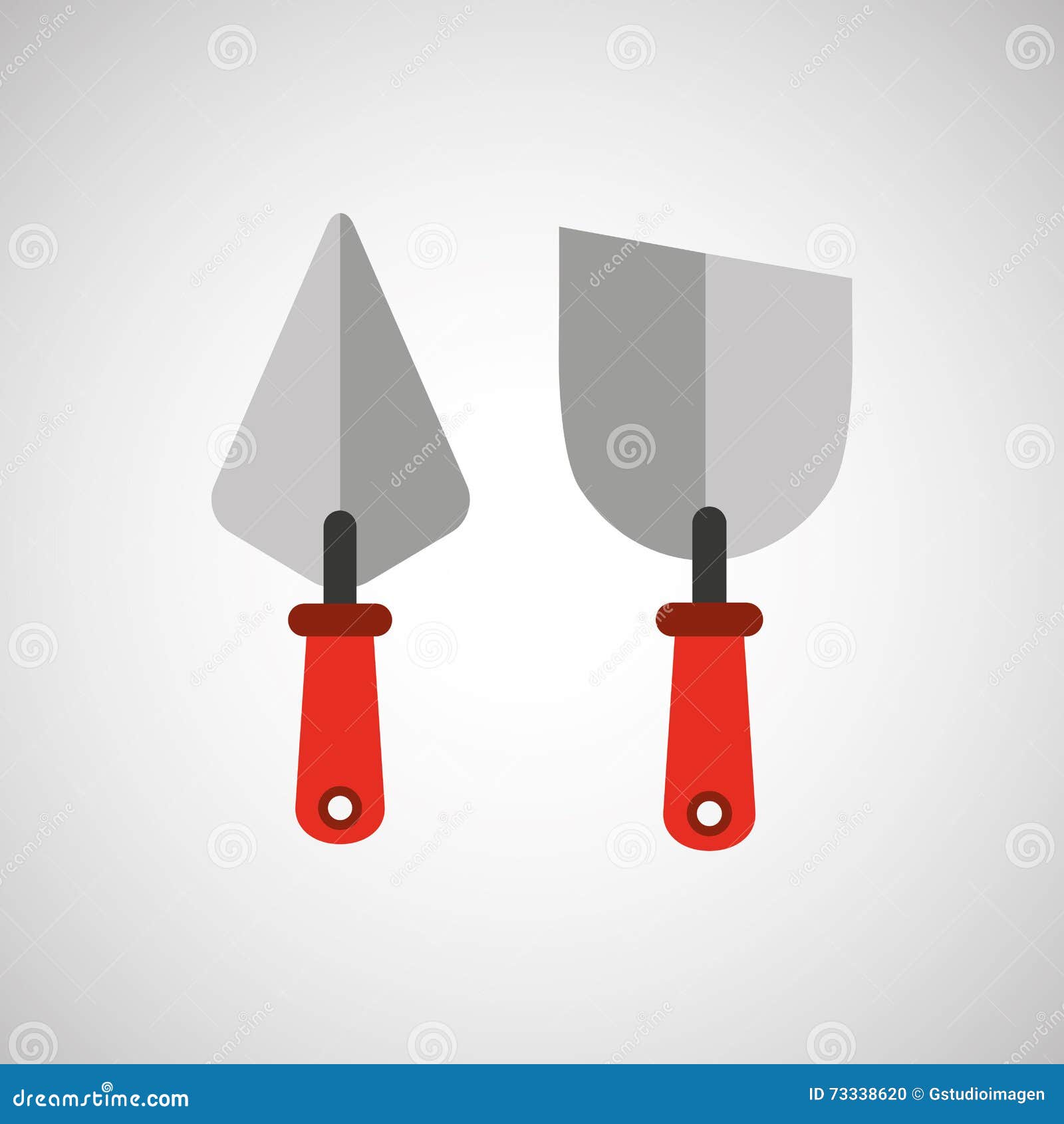 Construction tools design stock illustration. Illustration of