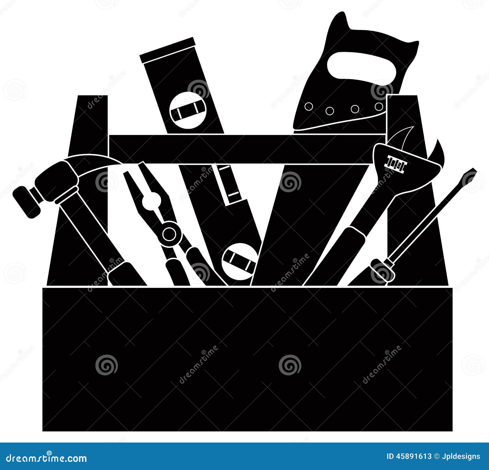 clipart tools black and white - photo #26