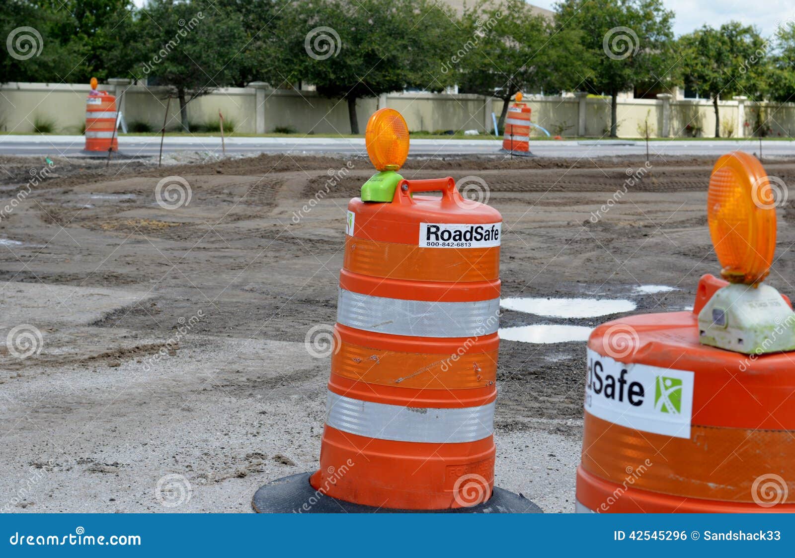 Construction/Traffic Safety Barrel Editorial Photo Image of