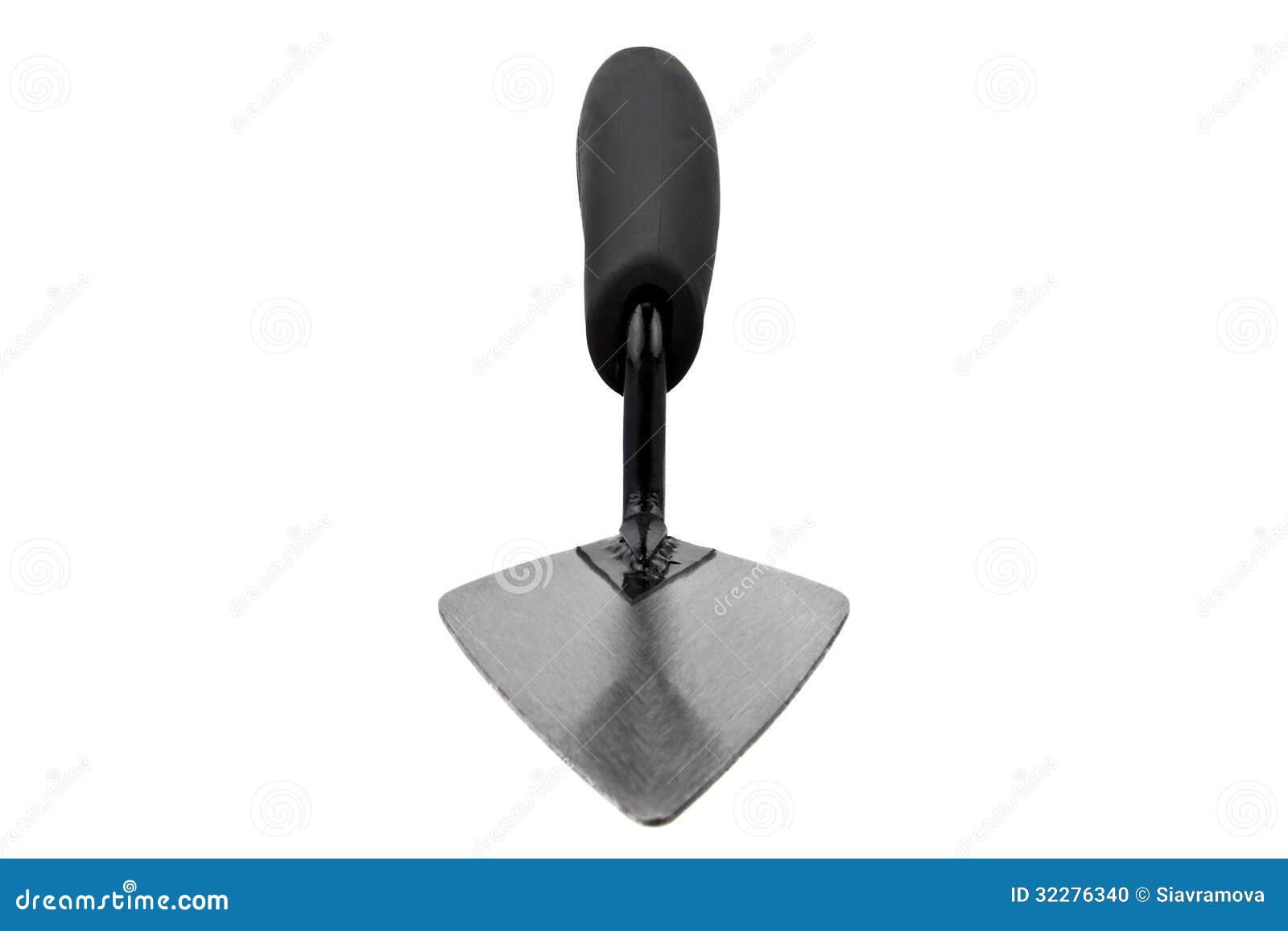 Construction trowel stock photo. Image of detail, white 32276340