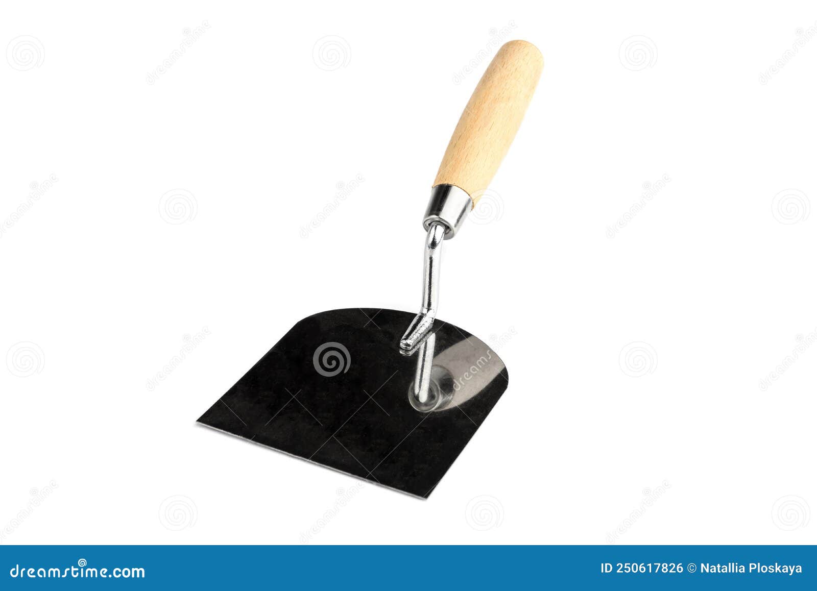 Construction Trowel Isolated on White Background. Stock Photo Image
