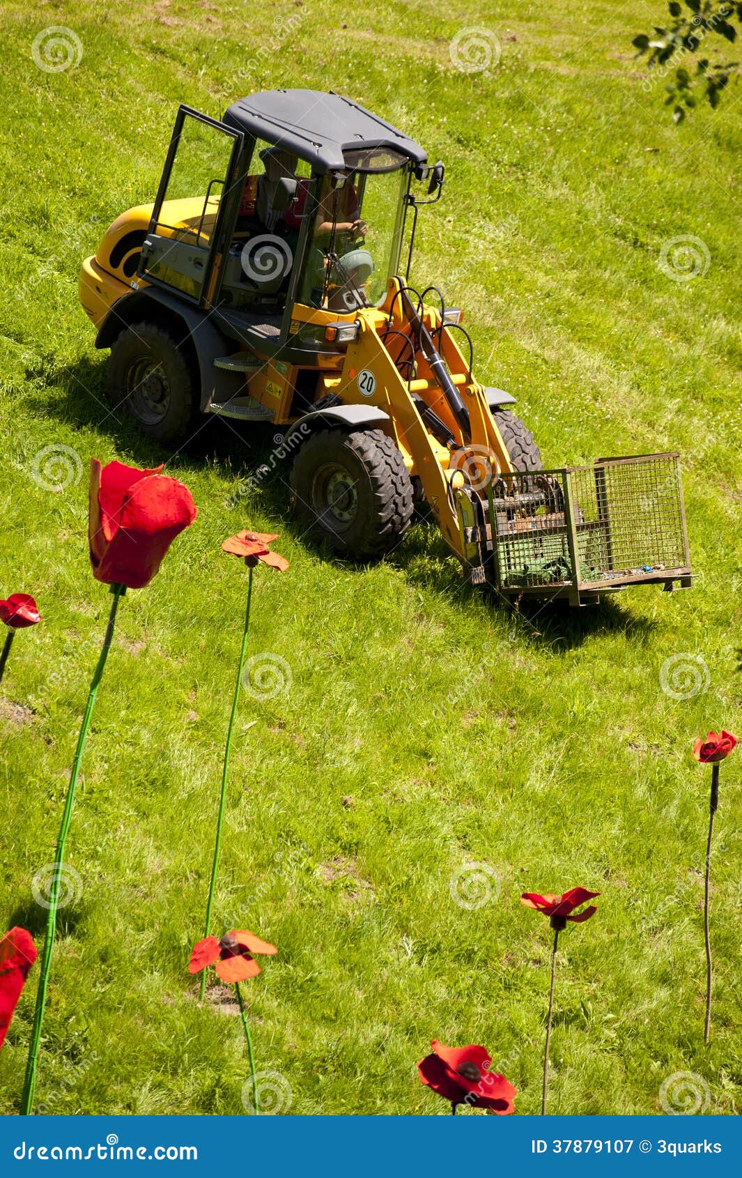 Construction Vehicle stock image. Image of poppy, happy 37879107