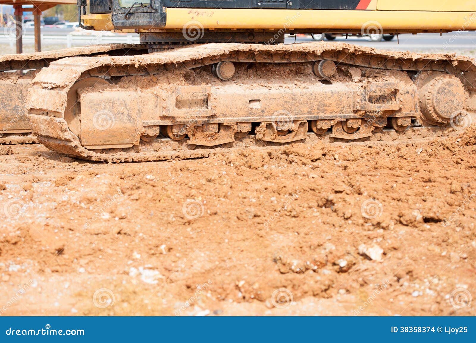 Construction Work Area with Heavy Equipment Stock Photo Image of