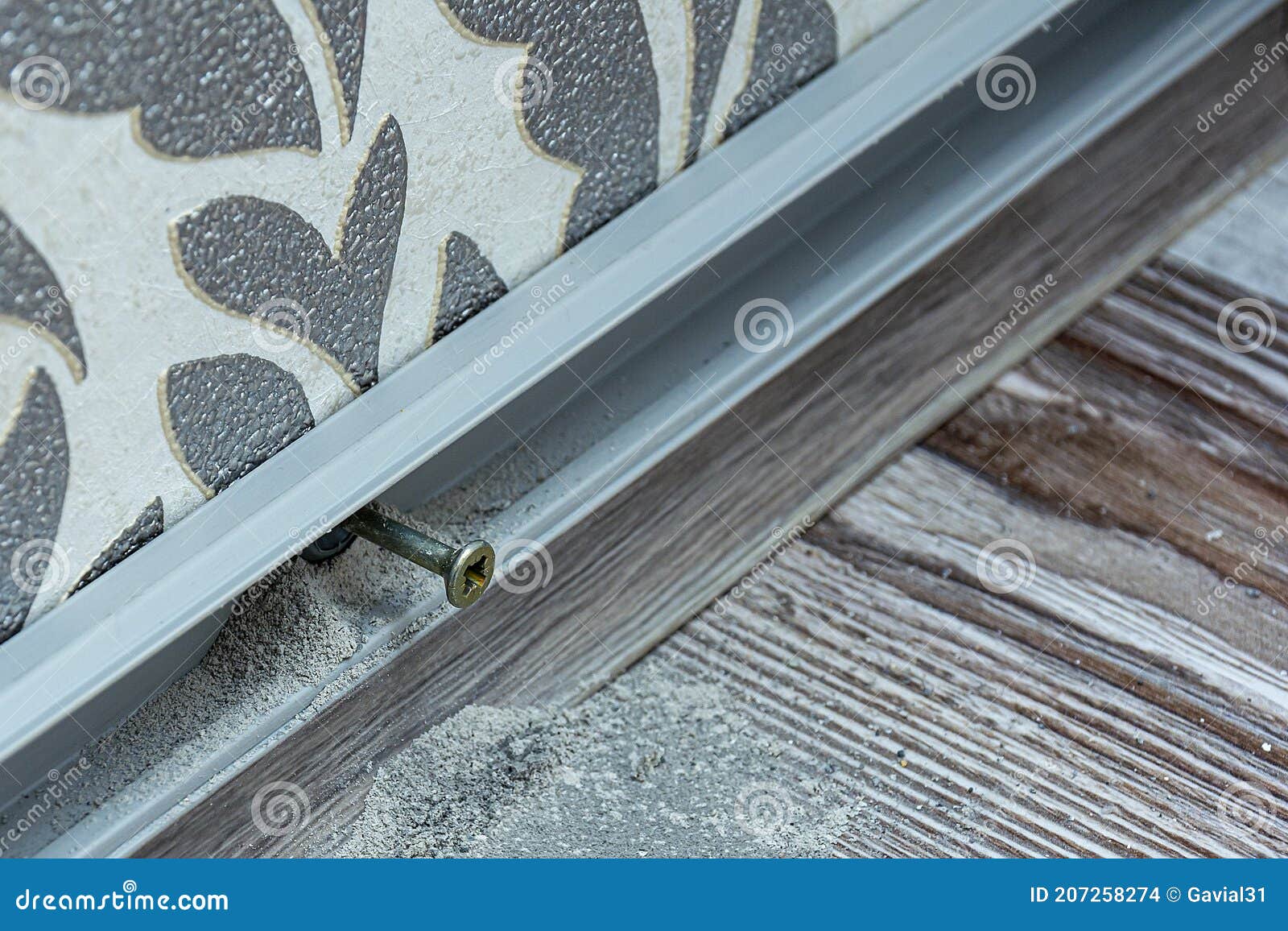 Construction Work, Installation of Skirting Boards, Repair of Floors