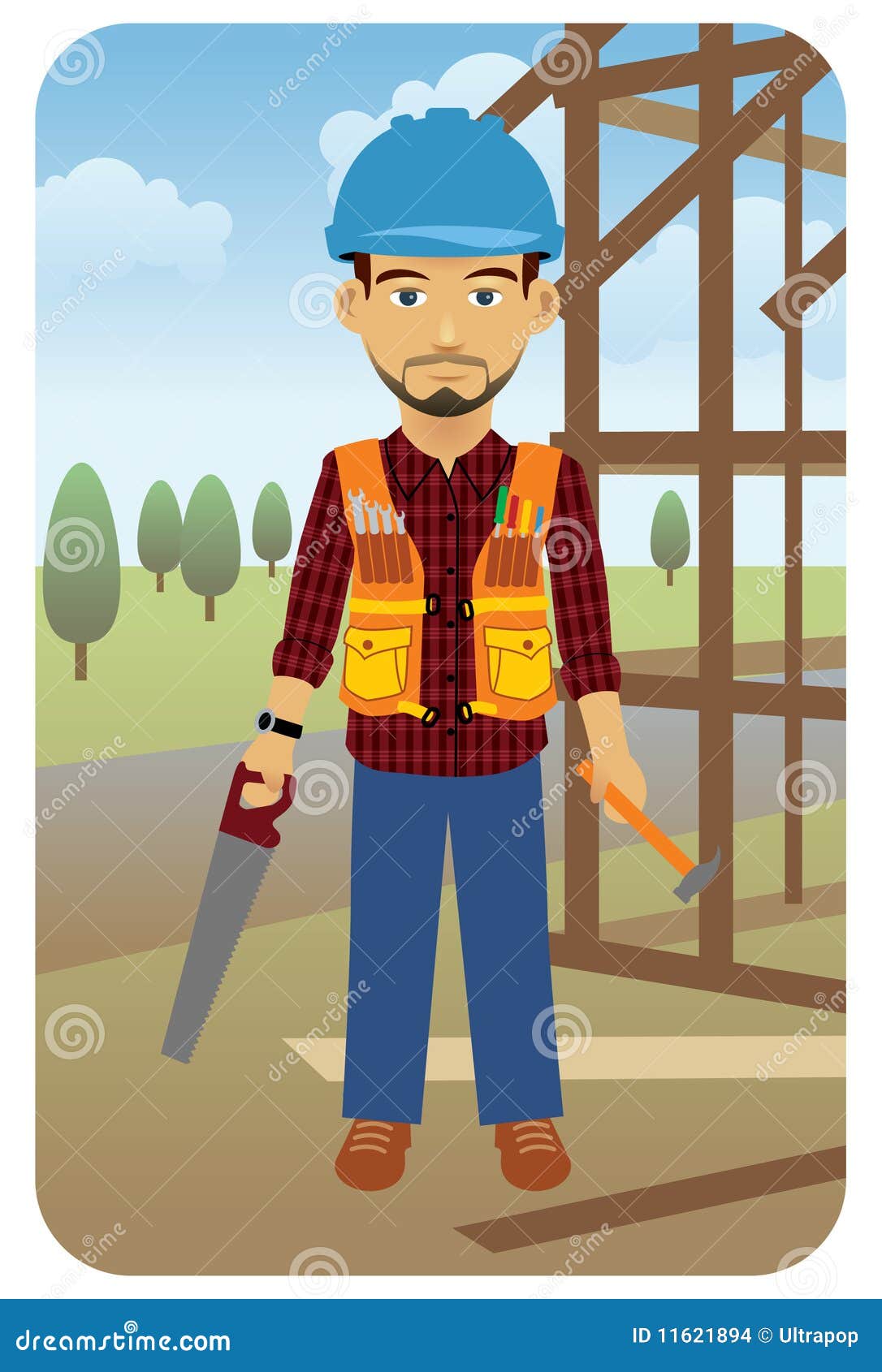 Strong Construction Worker Stock Illustrations – 5,288 Strong Construction  Worker Stock Illustrations, Vectors \u0026 Clipart - Dreamstime, image size:1086x1690