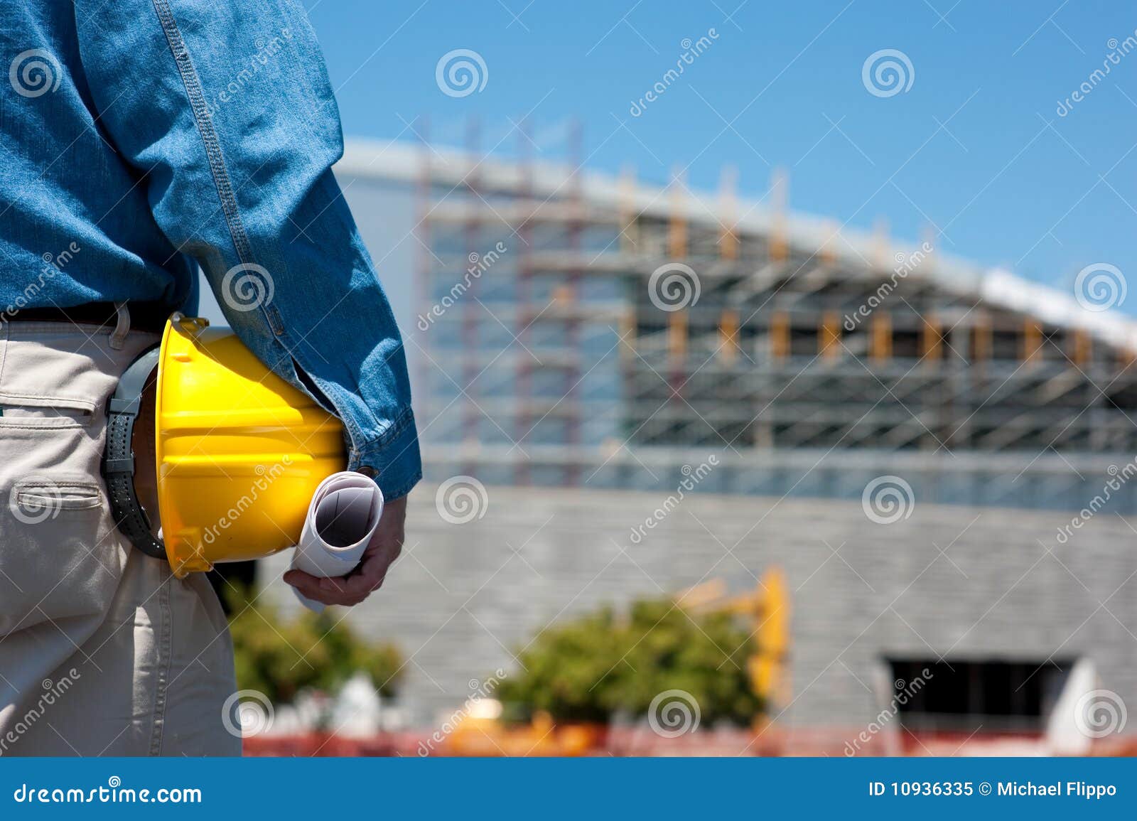 construction worker at construction site