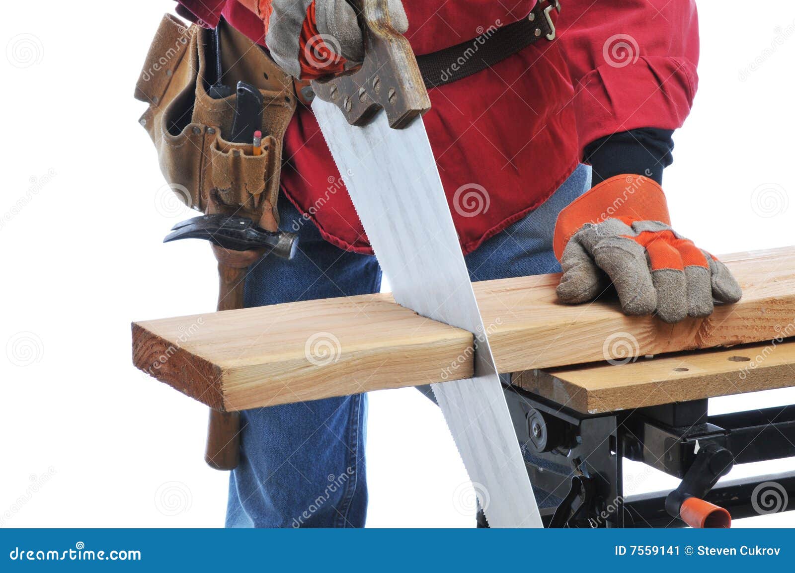 Construction Worker Cutting Board Stock Image Image of plank, wood