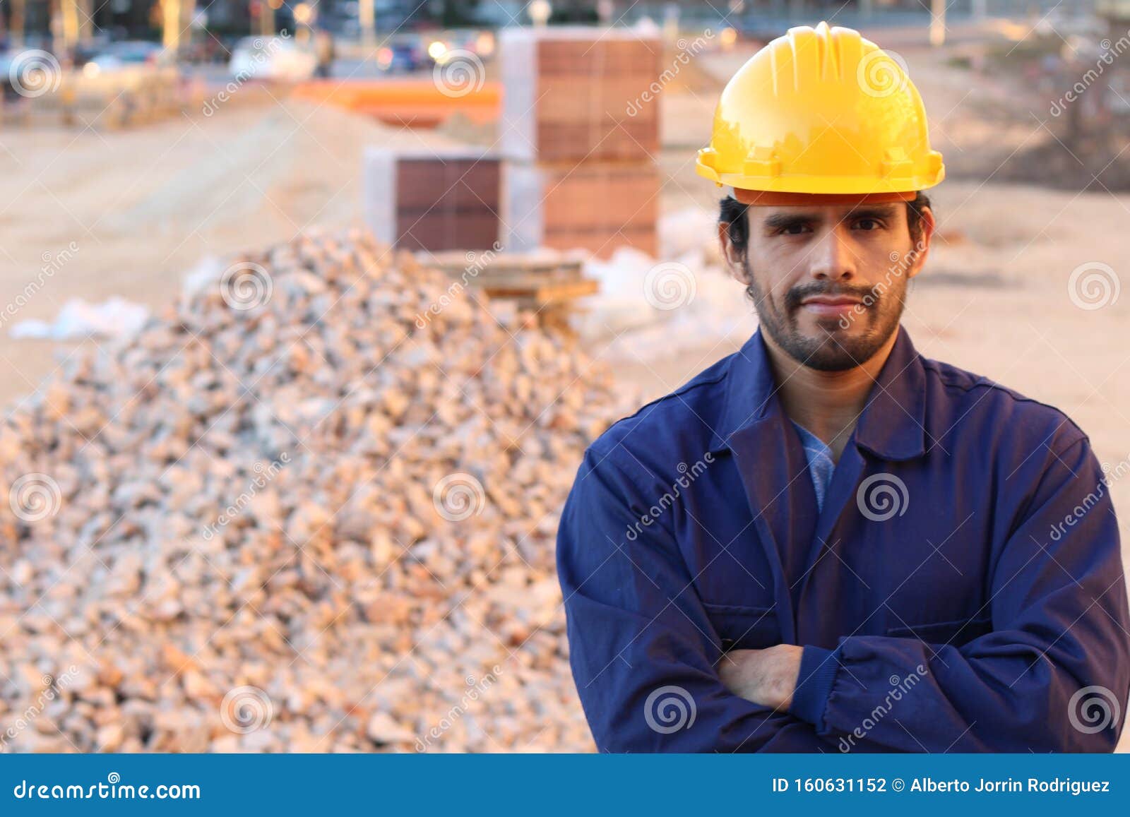 Construction Worker Looking at Camera Stock Photo Image of career