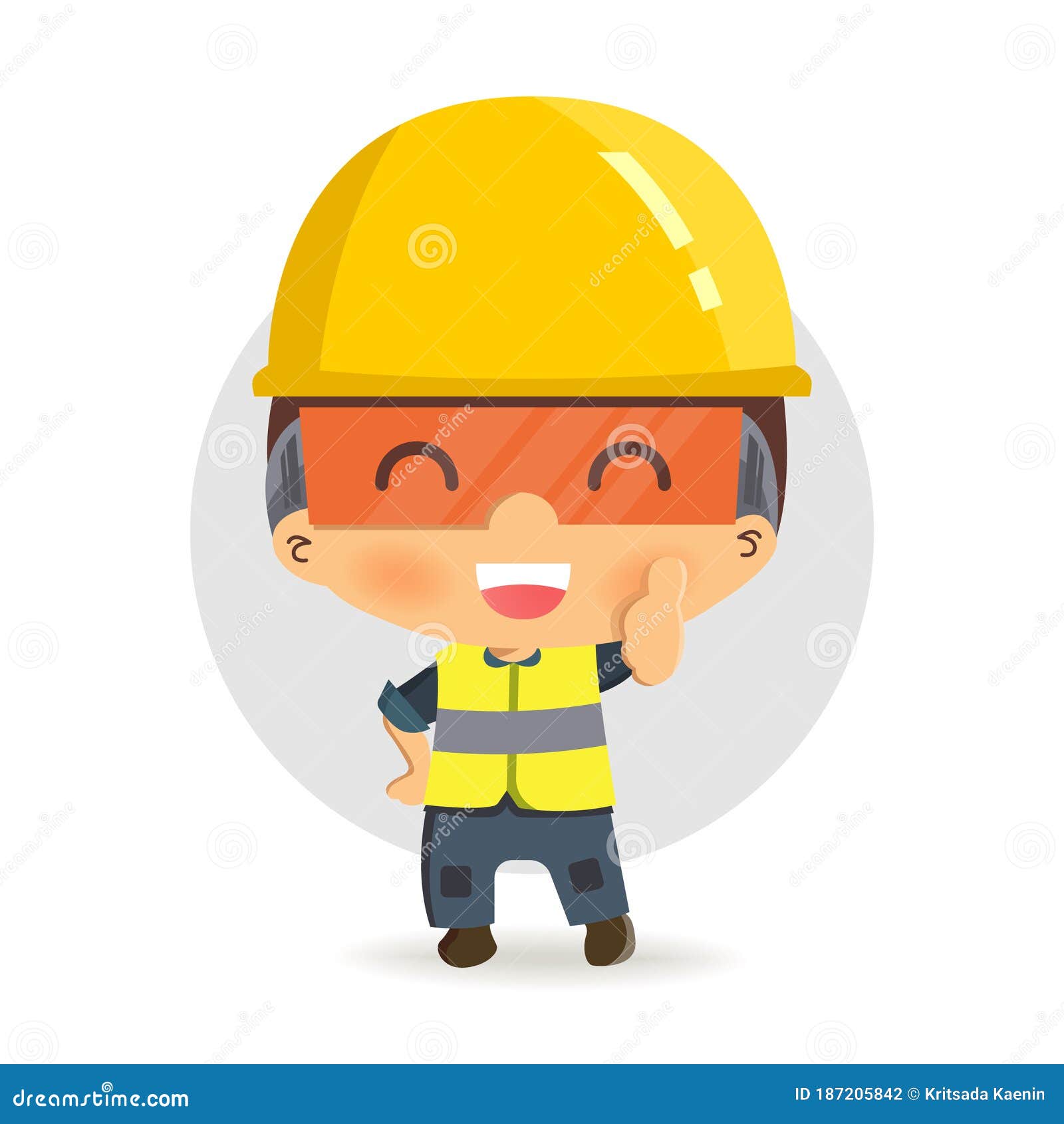 Construction Health And Safety Vector Illustration
