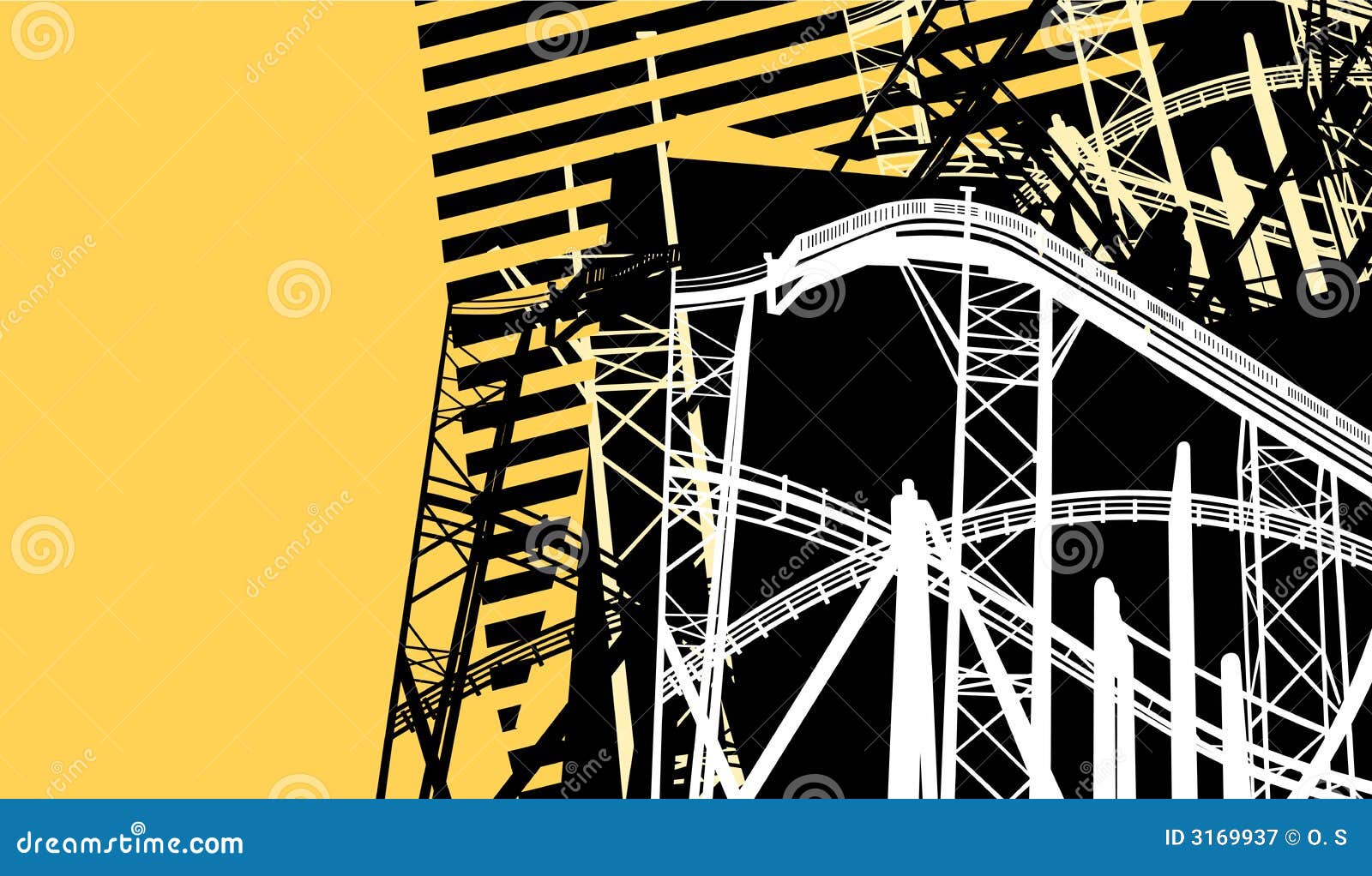 Constructionyellow Background Stock Vector Illustration of drawing