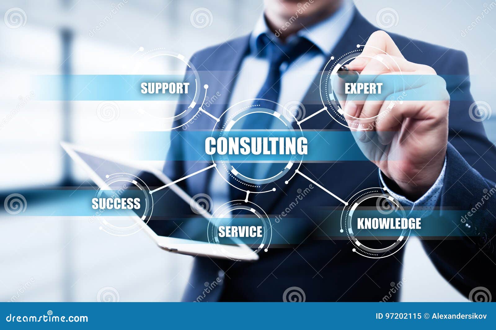 consulting expert advice support service business concept