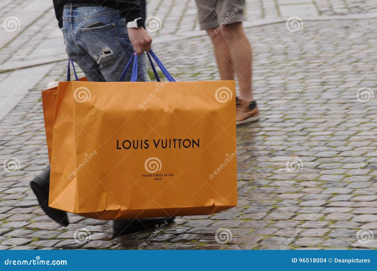Consumer With Louis Vuitton Shopping Bags Editorial Stock Image - Image of denmark, images: 96518004