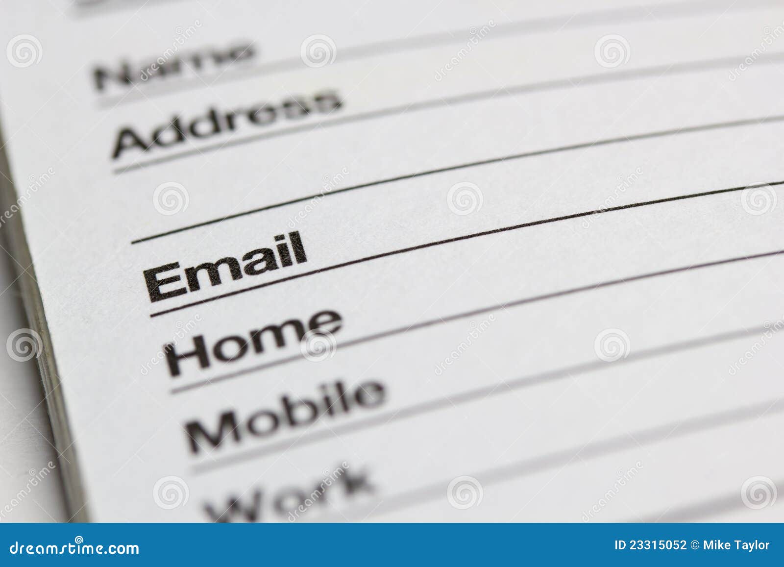 Contact book stock photo. Image of white, write, address - 23315052