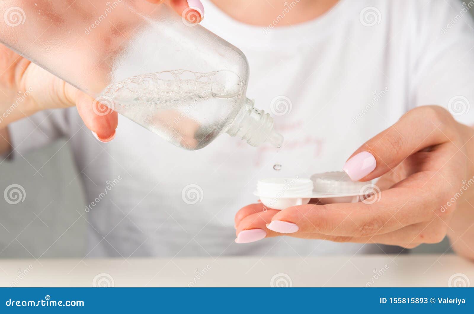 Contact Lens Care stock image. Image of personal, healthcare 155815893